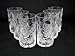 Russian Cut Crystal Drinking Glasses 8 oz for Metal Glass Holder Podstakannik Hot Tea Coffee