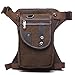 Sunmig Men Multi-purpose Leg Bag Military Drop Bag Outdoor Waist Bag (brown)