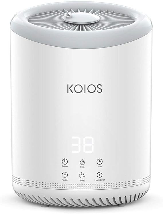 KOIOS Top Fill Air Humidifiers, 4L Ultrasonic Cool Mist