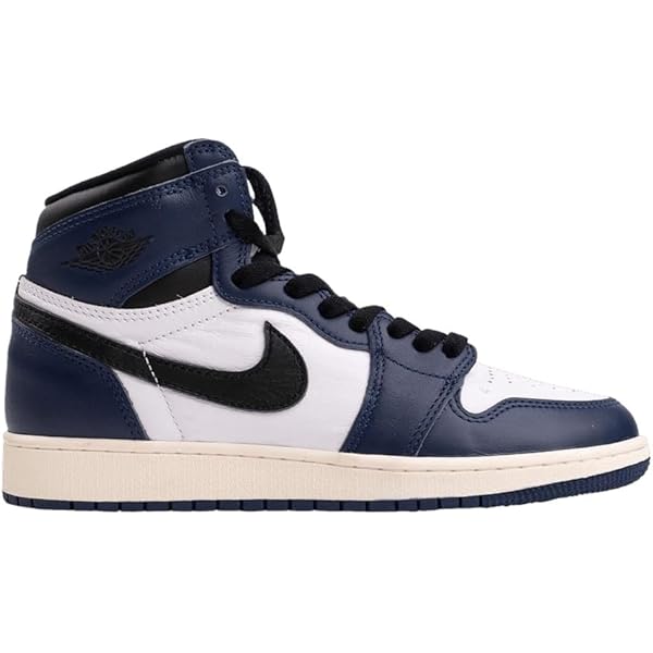 Amazon.com | Jordan Big Kid's Air 1 Retro High OG Black/Royal Blue
