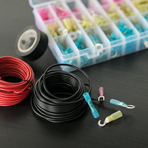 Heat Shrink Wire Connectors Kit 270 PC Variety of Waterproof