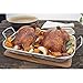 Charcoal Companion Stainless Wire Mesh Roasting Pan, 14.75 by 11-Inch