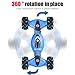 Lesgos Remote Control Stunt Toy Car, 2.4G Gesture Sensing Remote Control Stunt Car with Four-Wheel Drive, Off-Road & Sports Status, 45 Minutes Standby Suitable for Any Terrain, Children Gift (Blue 2)