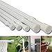 Ioffersuper Carbon Steel Adjustable Rod Tension Bathroom Curtain Extensible Rod Hanger 55-90cm