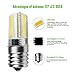 Kakanuo E17 LED Bulb Microwave Oven Light Dimmable 4 Watt Warm White 3000K 72X3014SMD AC110-130V (Pack of 2)