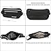 ENKNIGHT Big RFID Money Belt for Travel Running Waist Pack Fanny Pack Black