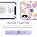 YINLAI iPhone X Case iPhone 10 Case 2 in 1 Slim Hybrid Soft Silicone Rubber Bumper Hard PC Cover Cute Floral Pineapple Shockproof Protective Phone Cases for Girls Women iPhone X 2017 White/Purple