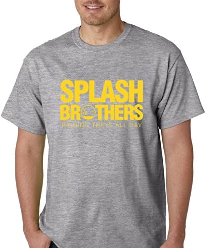 Pure Soul Splash Brothers Raining Treys All Day - Warriors Curry Thompson Premium Men's T-Shirt (XX-Large, Sport Grey)