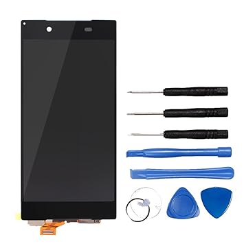 MovTEK Kompatibel mit Sony Xperia Z5 E6603 E6653 LCD Display Touchscreen Digitizer Glas Assembly Rahmen Cover Gehäuse Ersatzt