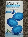 Pears Soap with Mint Extract Value Pack (3 pack) by Unilever