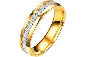 erDouckan Health Care Weight Loss Fat Burning Slimming Magnetic Ring Rhinestone Jewelry Couple's Birthday Gift