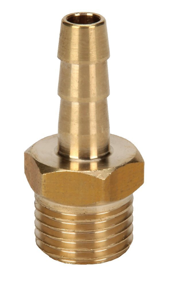 Einhell Thread Connector Stainless Steel 1/4 Inch External Thread Brass Diameter 6 mm Compressor Accessory 4139665