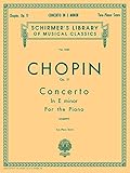 Concerto No. 1 in E Minor, Op. 11: Schirmer Library of Classics Volume 1350 Piano Duet by 