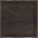 vidaXL Solid Oak Wood Live Edge Tabletop Dark Grey 60x60cm Handcrafted Unique view 9