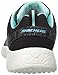 Skechers Sport Women's Burst Equinox Fashion Sneaker,Black/Turquoise,8 M US