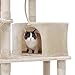 FEANDREA Cat Tree with Scratching Board, Basket Lounger and Large Cave UPCT60M