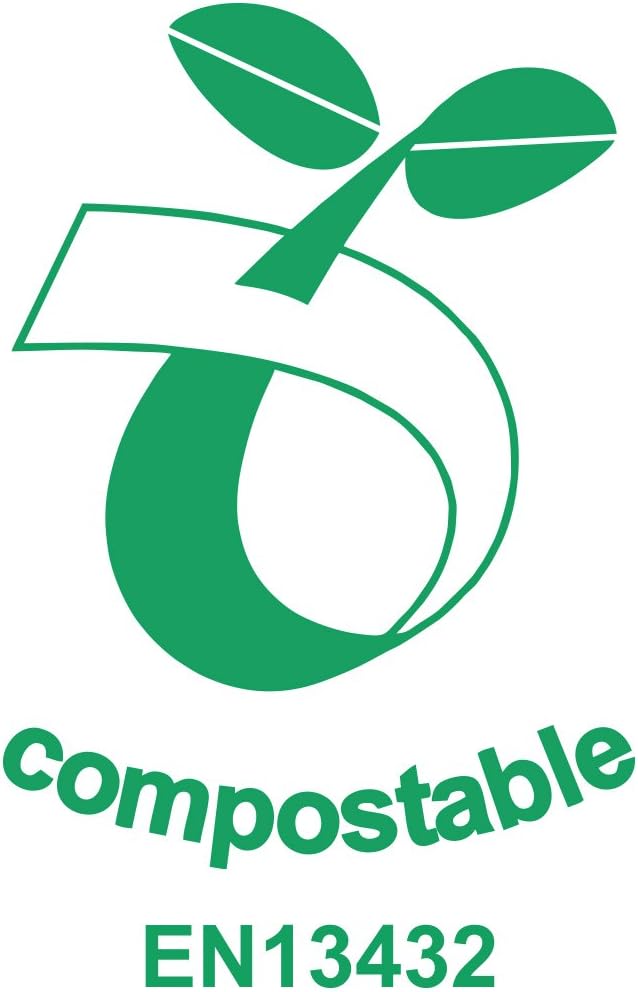 allBIO 6L Extra Thick Compostable Food Waste Kitchen Caddy Liners/Bin Bags - Pack of 150, Green, 1 count (Pack of 150) - Image 3
