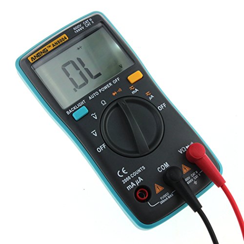 image for XWB AN8004 Backlight Digital Multimeter 2000 Counts AC/DC Ammeter Volt