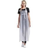 Nanxson TPU Waterproof Apron Lightweight Work Apron with Adjustable Buckle for Pet Bathing,Dishwashing,Butchers,Housework