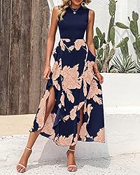 BTFBM Women Casual Sleeveless Summer Dresses 2023