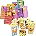Ivenf Extra Large Fun Emoji Face Stickers, Teacher Reward Stickers for Prizes, Kids Party Supplies Favors Decoration Games, 36 Sheets 216 Pcs