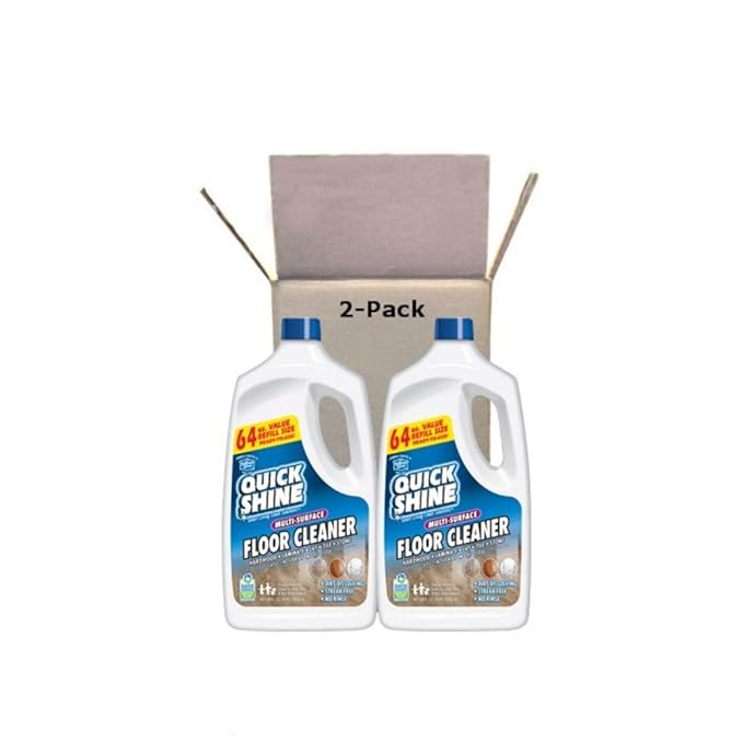 Quick Shine Multi Surface Floor Cleaner 2 Pack 64 Oz Amazon In