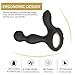 Vibrating Prostate Massager Heating Wireless Remote Anal Sex Toys Rotating Mens Anal Stimulation Silicone 10 Speed Vibration 2 Powerful Motors Male Orgasms & Couples