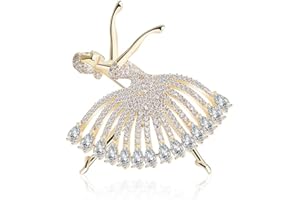 KILIPOL Brooch Pin Corsage, Sweater Dress Bag Fashion Jewelry Accessory Decor for Wedding Birthday Party Christmas Gift