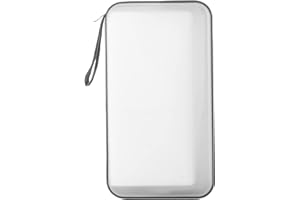 UYYE Auto Car CD case，72 Capacity Plastic CD/DVD Protective Case Storage Organizer，Portable CD/VCD/DVD Storage Case，Car Interior Accessories with Hard Plastic Protective Holder for CD Storage（White）