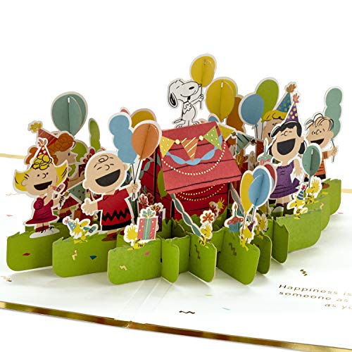 Hallmark Signature Paper Wonder Peanuts Pop Up Verjaardagskaart (Vieren)