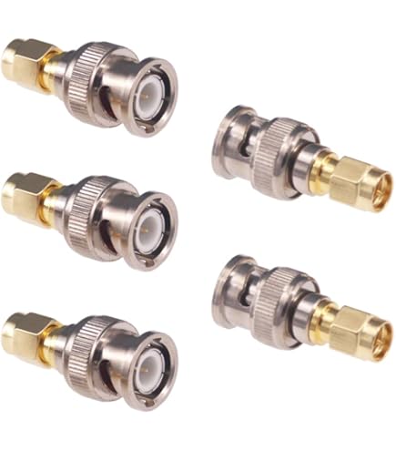 TengKo Originale SMA femmina a BNC femmina convertitore per radio a due vie BaoFeng UV-5R FD-880 e più antenna mobile (4 PCS TengKo Originale SMA femmina a BNC femmina convertitore per radio a due vie BaoFeng UV-5R FD-880 e più antenna mobile (4 PCS