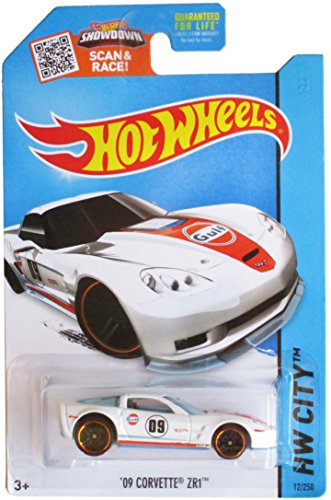 Hot Wheels, 2015 HW City, '09 Corvette ZR1 [White] #12/250