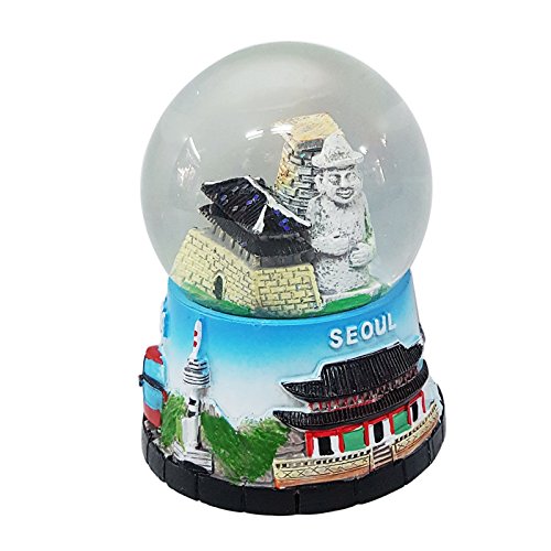 SJ Craft Korea City Snow Globe Medium Size Seoul Jeju Kyeongju Landmark Buy Online in UAE