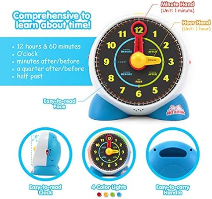 best learning clock for toddlers