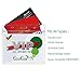 EcoEarth - Horizontal Card Protector w/Soft Edge - Sealable 4x3 Inch, Clear, 100 Pack - Waterproof ID Badge Holder - Plastic Name Tag Holder Bulk