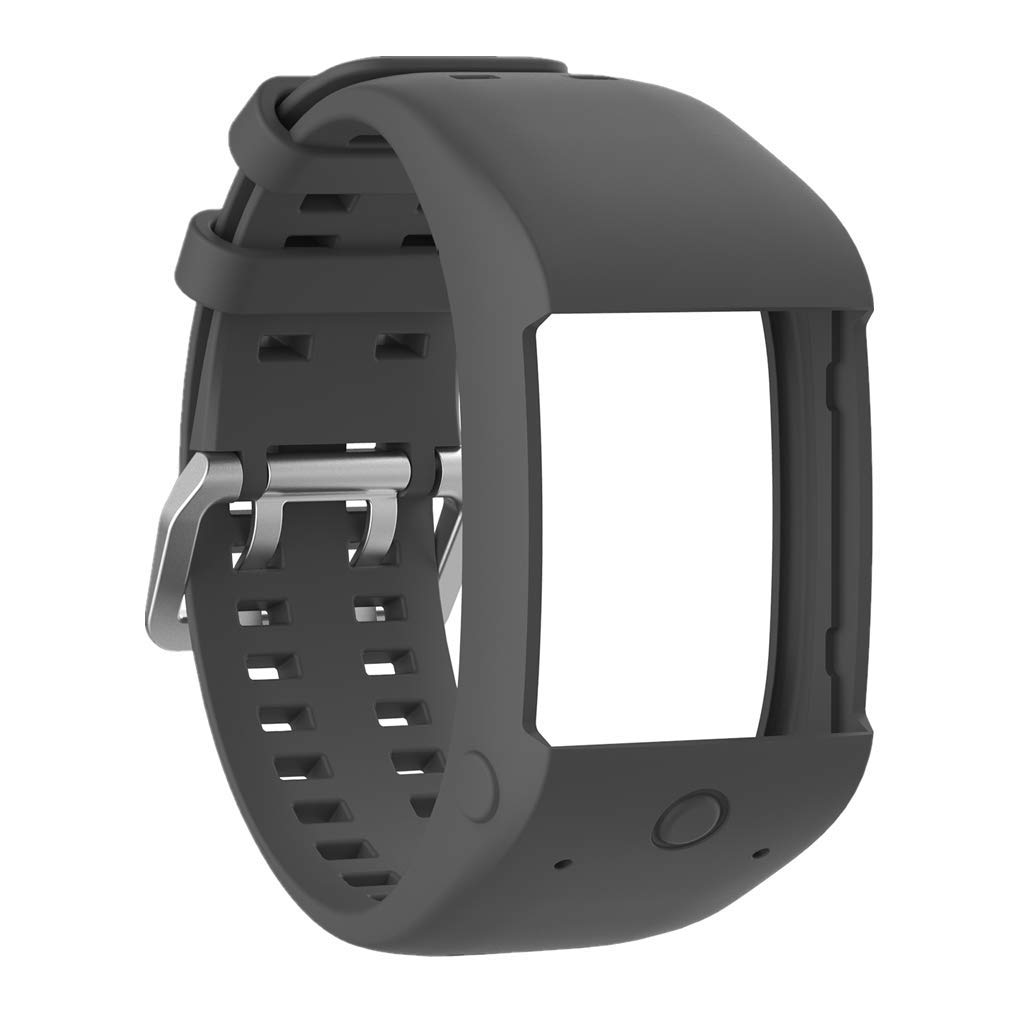 Huwokxix Watch Strap compatible with Polar M600,Adjustable Silicone Sports Strap Replacement Band for Polar M600 Smart Watch