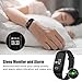 Mailiya Fitness Tracker Watch Heart Rate Monitor Activity Wristband Pedometer Sleep Monitor Smart Bracelet Calories Track Step Track Health Band Waterproof Smart Watch for iPhone & Android Phones