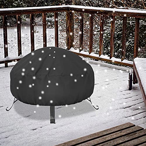 LBTING Fire Pit Cover, 48 inch Cover for 4050 inch Round Firepit