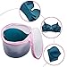 2 Packs Bra Wash Bags Reusable for Lingerie,Yoga Bra,Hosiery,Stocking,Underwear Laundry Bags with Premium Zipper (2, White)