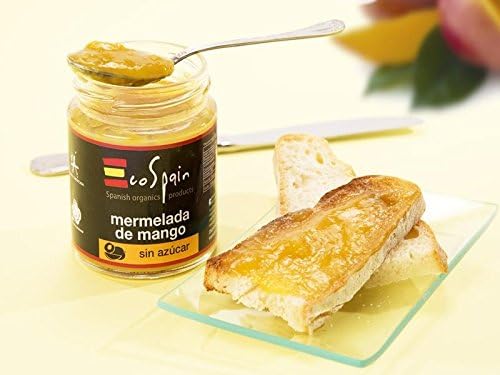 Sugar Free Mango jam with stevia. No preservatives or colorings. Gluten Free. Gourmet Product 275 Gr