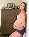 Kindred Bravely High Waist Postpartum Underwear & C-Section Recovery Maternity Panties (Small, Purple)