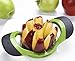 Chefaith 8-Blade Apple Slicer, Corer, Cutter, Wedger, Divider for [up to 3.5 Inch Apples] - 2 Free Orange Peelers as Bonus - Ultra-Sharp Stainless Steel Blade with Ergonomic Anti-Slip Silicone Handle
