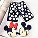 iPhone 6S Case, MC Fashion Cute 3D Polka Dots Minnie Mouse Protective Silicone Phone Case Compatible for Apple iPhone 6/6S (Minnie Mouse)
