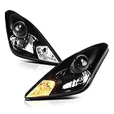 VIPMOTOZ Black Housing OE-Style Headlight Headlamp