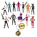 Action Figure Cartoon Anime Fort Set - 12-Pack Fort Night Figurine Toys for Kids and Adults - Keychain Included - Non-Toxic and Highly Durable Plastic - Collectible Toys Ideal for Game Night, Birthday