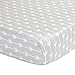 Grey Arrow Print Fitted Crib Sheet - 100% Cotton Geometric Tribal Theme Baby Nursery and Toddler Bedding