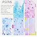 Chris-Wang Elegant Colorful Fresh Style Category Page Day Planner Divider Index Page Tab Cards Notebook Accessories, Match for A6 6-Holes Ring Binders/School Stationery, 5 Sheets/Set
