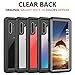 ANTSHARE Galaxy Note 10 Waterproof Case,Note 10 Case Built in Screen Protector 360°Full Body Protective Shockproof Dirtproof Sandproof IP68 Underwater Waterproof Case for Note 10(Clear Black)