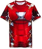 Under Armour Iron Man Alter Ego Compression T-Shirt - Small - Red
