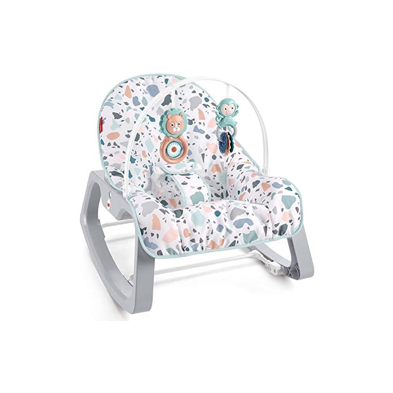 Fisher-Price Sanrio Baby Infant-to-Toddler Rocker, adjustable baby seat with toys for soothing or playtime from infant…